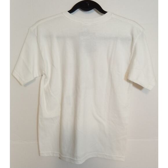 Basketball Graphics White T-Shirt Kids Medium - Picture 3 of 4